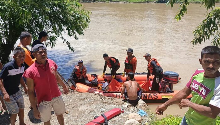 Tragedi Hanyut di Sungai Pria 20 Tahun Ditemukan Meninggal