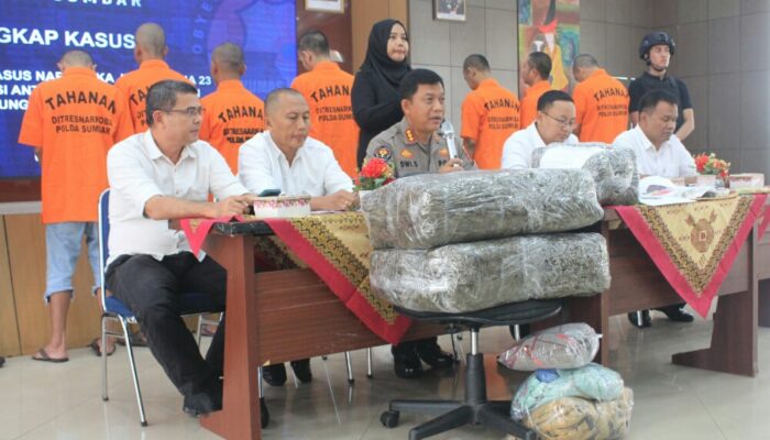 Triwulan l 2024 Polda Sumbar ungkap 379 Kasus Narkoba