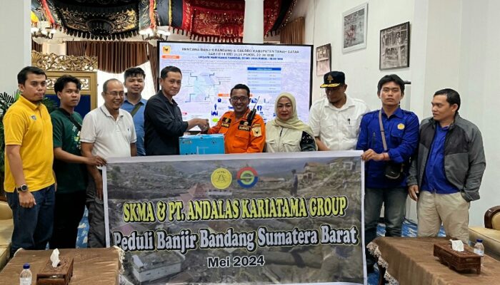 Andalas Grup dan Alumni SKMA Peduli Korban Banjir Bandang