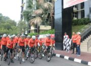 Kapolda dan Wagub Sumbar Lepas Gowes Peduli Bencana