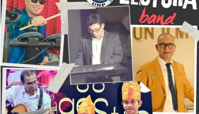 Lectora Band Pecahkan Suasana Malam Pisah Sambut Rektor UNP