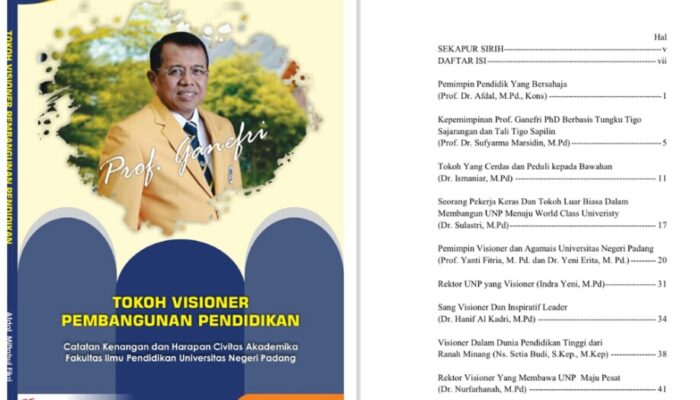 FIP Luncurkan Buku Tentang Prof. Ganefri dan Ir. Krismadinata