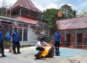 Lapas Suliki Gelar Simulasi Penanganan Kebakaran Bersama Damkar