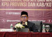 KPU Sumbar Tetapkan Batasan Dana Kampanye 272,1M