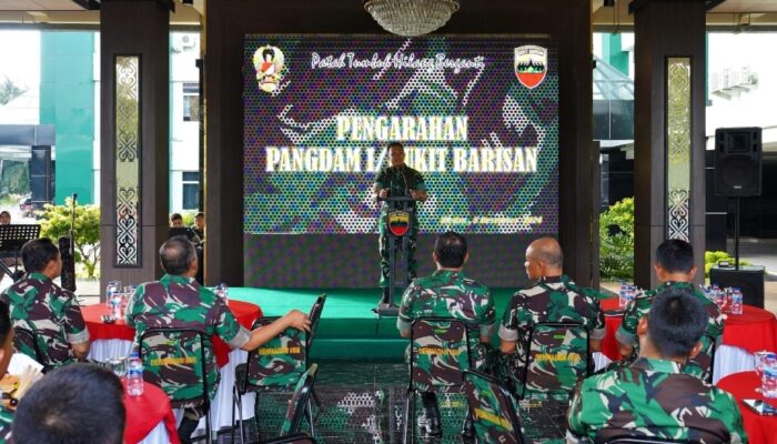 Awali Tugas Pangdam l/BB dengan Entry Briefing dan Pengarahan