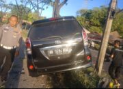 Avanza Tabrak Pohon Sopir dan Penumpang Luka-luka