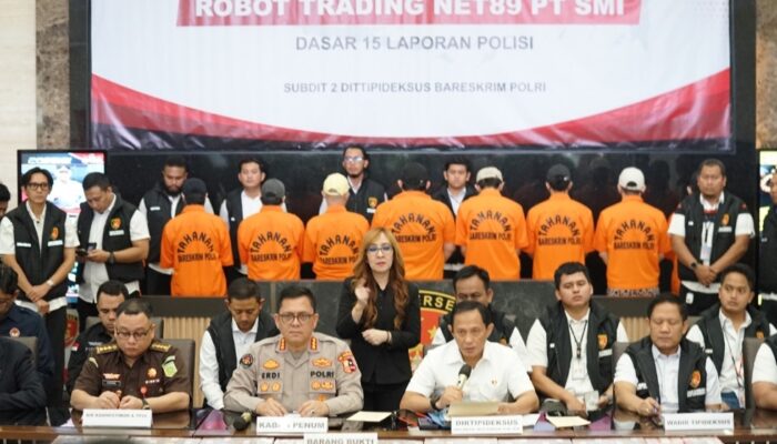 Bareskrim Polri Sita Miliaran Uang dan Aset Kasus Net89