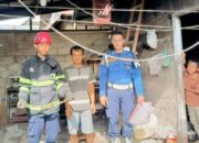 Ular Muncul di Bak Mandi Warga, Damkar Bergerak Cepat