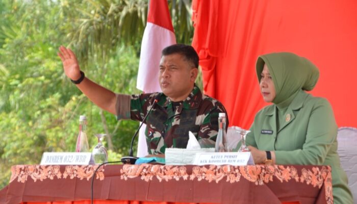 Kunjungi Kodim 0310/SSJ, ini Arahan Danrem 032/Wbr