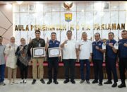 KAI Sumbar Terima Piagam Penghargaan dari Pemko Pariaman
