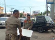 Satpol PP Tertibkan PKL di Pasar Bandar Buat Tanpa Perlawanan