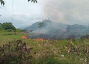 Kebakaran Lahan Kosong Dikarenakan Warga Bakar Sampah