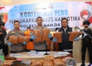 Polres Tanah Datar Sita 13 Kg Ganja dari Dua Lokasi Berbeda