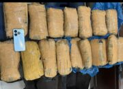 RR Bawa Ganja 17 Paket Besar di Agam Ditangkap Polisi