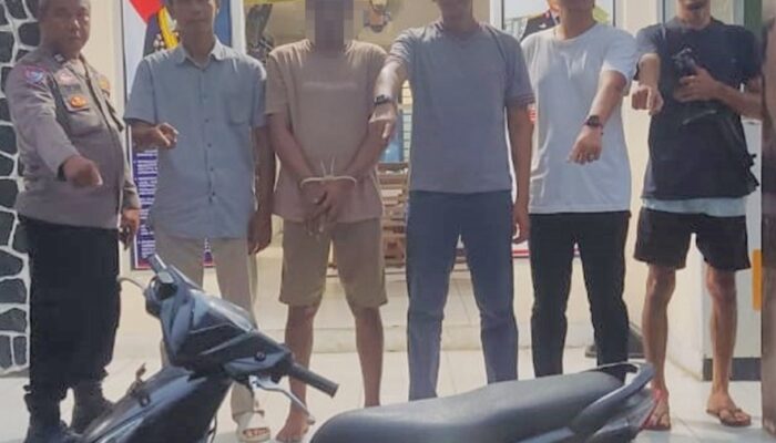 Polsek Lengayang Tangkap R Pelaku Curanmor