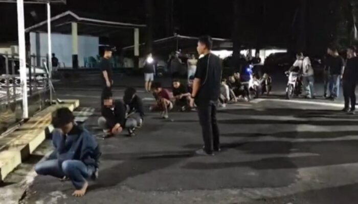 Belasan Geng Motor di Pasbar Terlibat Penganiayaan Ditangkap