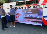 HUT Bhayangkara ke-79 Polres Sijunjung Layanani SIM Keliling