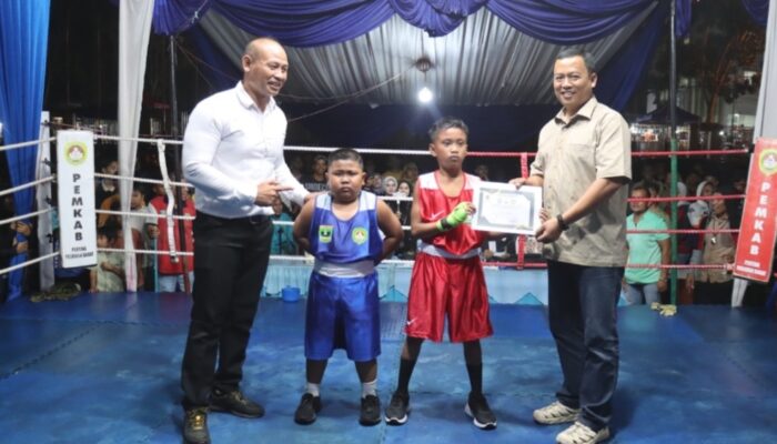 Polres Pasaman Barat Gelar Kejuaraan Tinju Kapolres Cup II