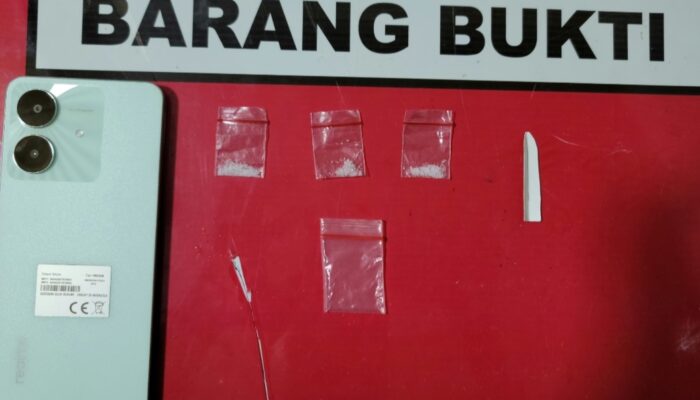 Satresnarkoba Polres Solok Kota Ringkus Pengedar Shabu