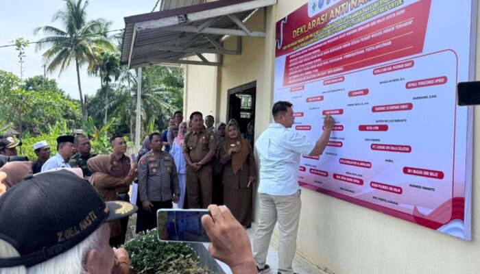 Polres Pasbar Sosialisasi Bahaya Narkoba di Nagari Giri Maju