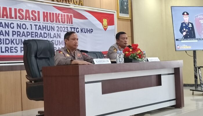 Polda Sumbar Sosialisasikan KUHP Baru ke Polres Pasbar
