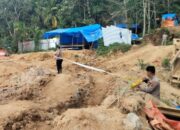 Cegah Tambang Ilegal, Polres Solsel Pasang Police Line di Nagari Abai