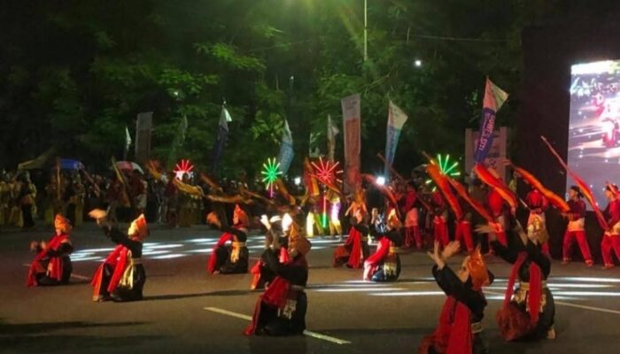 120 Pelajar SMP Tampil Memukau di Pawai Telong -Telong HJK ke-356