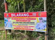 Polsek Sungai Rumbai Larang Tambang Ilegal di Aliran Sungai Batanghari
