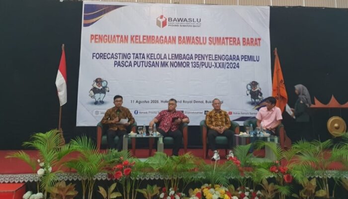 Bawaslu Sumbar Perkuat Kelembagaan Pengawas Pemilu