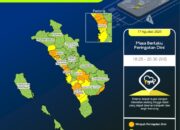 Peringatan BMKG Cuaca di Sumbar, Berpotensi Hujan Lebat Disertai Petir