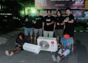 Tim Klewang Tangkap Dua Pencuri AC di Padang, Barang Bukti Diamankan
