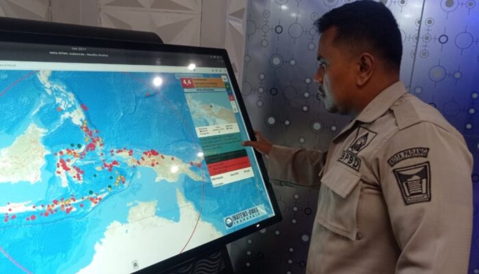 Gempa Magnitudo 4,3 Guncang Pasaman Barat, Tidak Berpotensi Tsunami