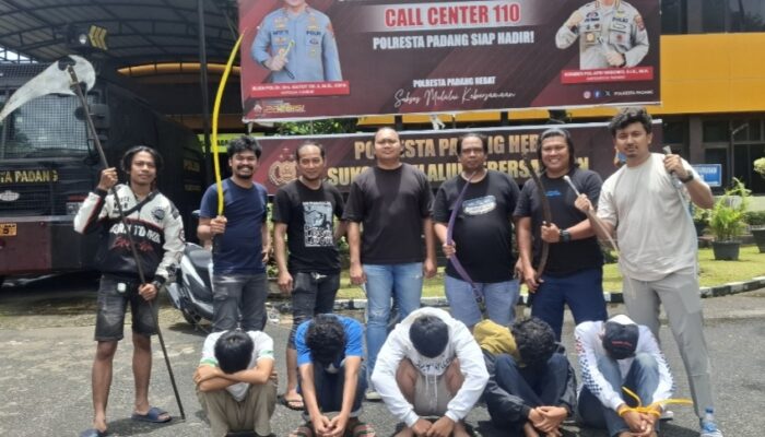 Tawuran Remaja di Padang Renggut Nyawa, Lima Pelaku Ditangkap