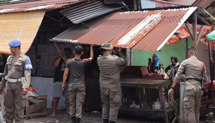Pasar Pagi Parak Laweh Kembali Ditertibkan Petugas