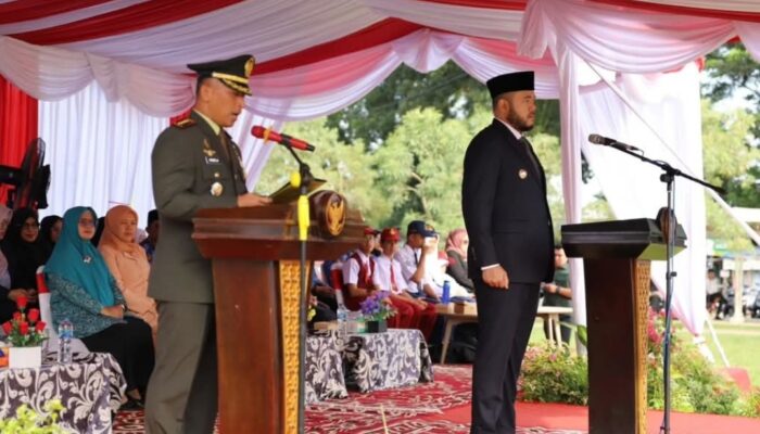 Wako Padang Pimpin Upacara Hari Kesaktian Pancasila di Balai Kota