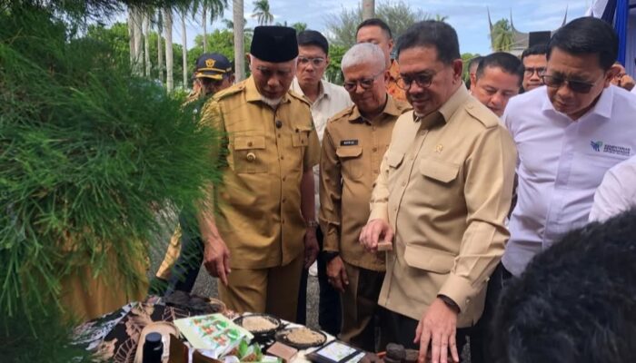 Mendag Lepas Ekspor 27 Ton Gambir Sumbar ke India