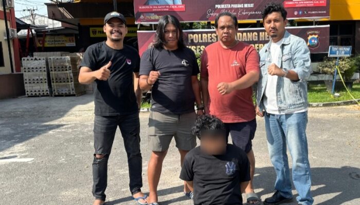 Polresta Padang Tangkap Pencuri Tas Berisi Rp70 Juta dalam Hitungan Menit