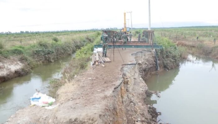 Pemasangan Jembatan Bailey Mulai Dilakukan di Beberapa Titik di Sumbar