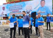 Ribuan Warga Padang Meriahkan Senam Massal Gebyar KORMI di Aie Pacah