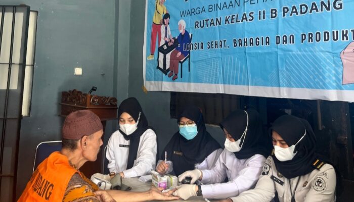 Pastikan Hak WB Terpenuhi, Rutan Padang Cek Kesehatan
