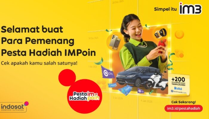 Apresiasi Loyalitas Pelanggan, IM3 Umumkan Pemenang Hadiah IMPoin 2025