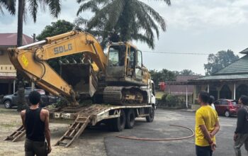 Polisi Tangkap 8 Terduga Pelaku PETI di Pasaman Barat