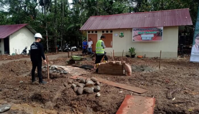 Tahap Awal Huntap Dibangun 10 Rumah di Kecamatan Pauh