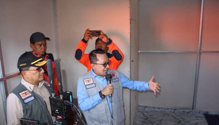 BNPB Resmikan 66 Huntara Warga Terdampak Bencana di Tanah Datar