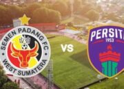 Besok Semen Padang FC vs Persita Tangerang di GOR Agus Salim Padang