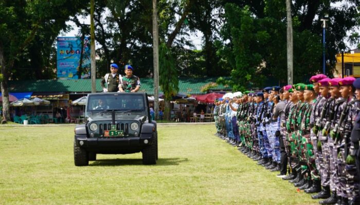 Ratusan Personel TNI Ikuti Apel Operasi Gaktib dan Yustisi 2026 di Padang