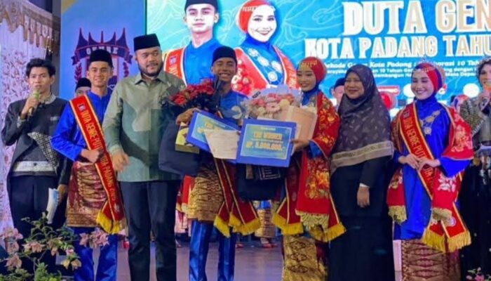 Fathir dan Nikita Jadi Duta GenRe Kota Padang 2026, Remaja Menuju Masa Depan Terencana